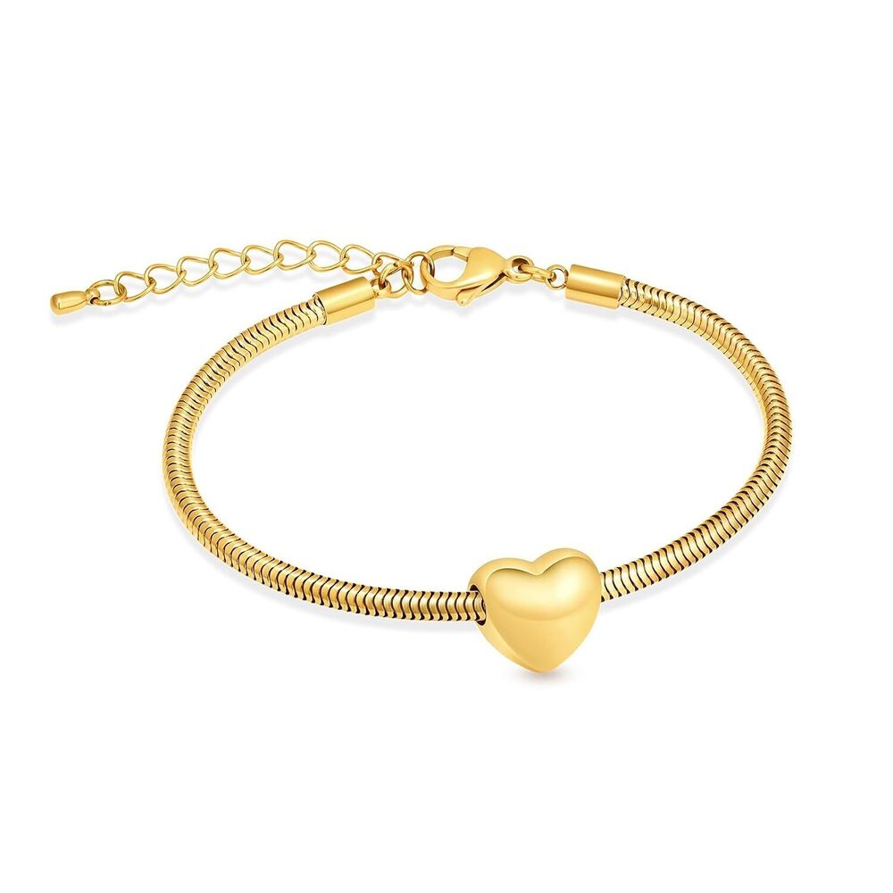 Heart Urn Bracelet for Ashes for Women Girls Stainless Steel Cremation